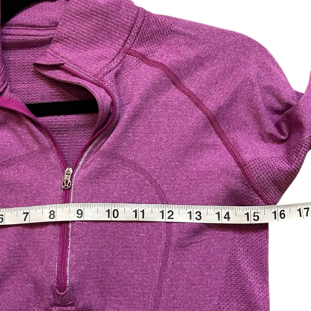 Lululemon Run: Swiftly Tech 1/2 Zip- Ultra Violet- Size 6 - Picture 7 of 15